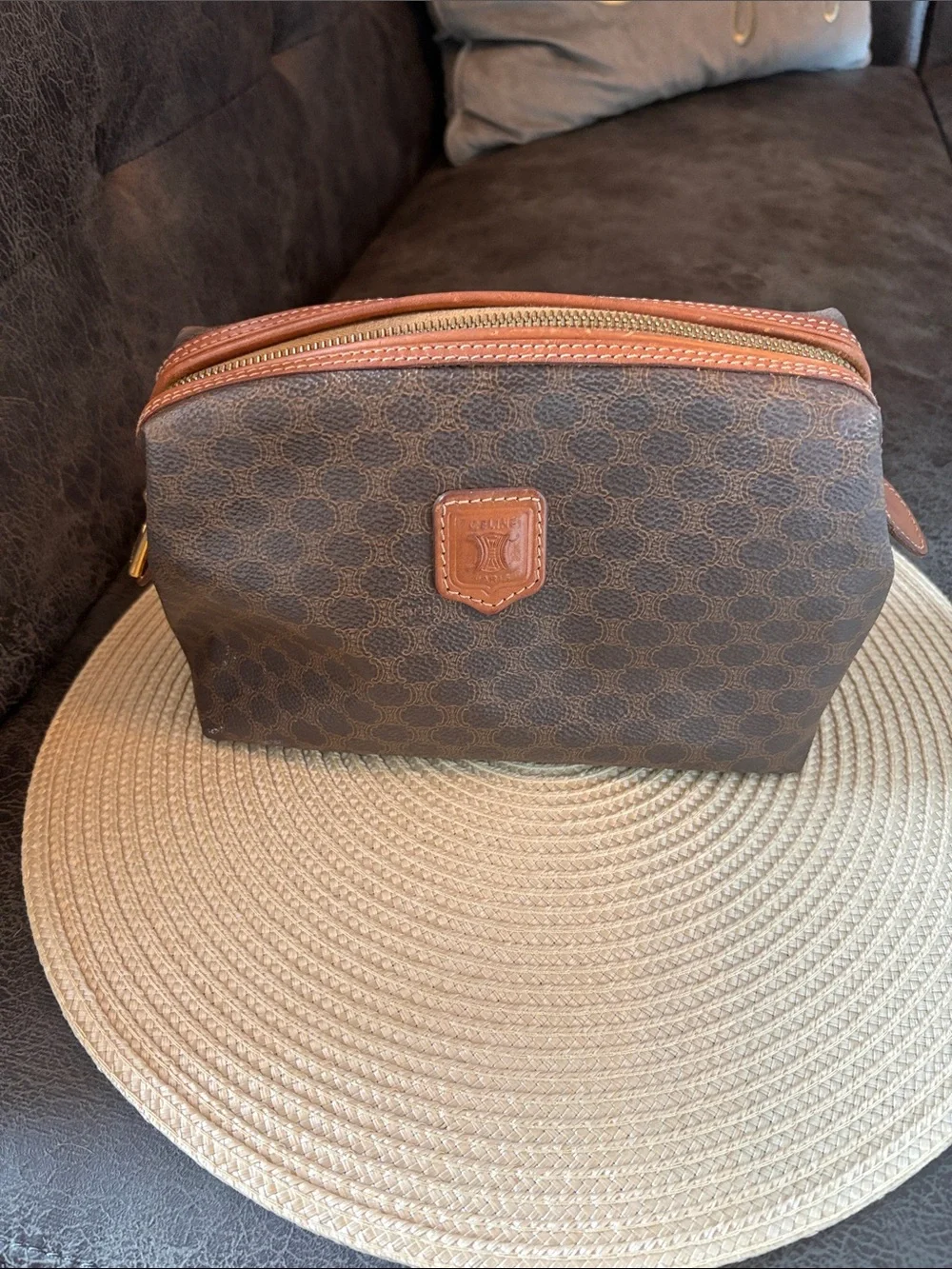 Celine Macadam Cosmetic/toiltry Pouch
